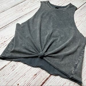 Wild Fable Grey cutoff tank